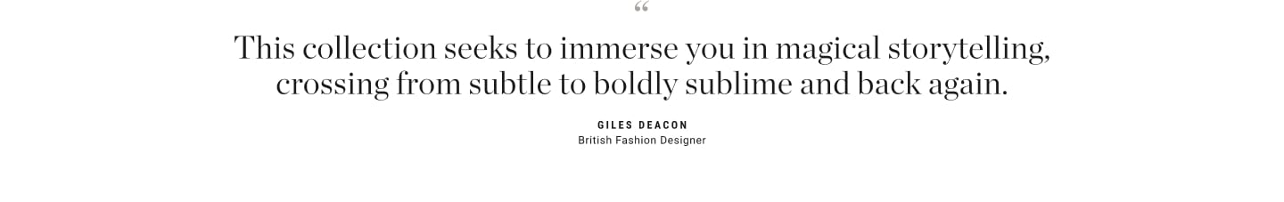 Sanderson x Giles Deacon Collection