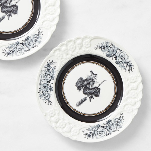 Spooky Soirée Salad Plates, Set of 4