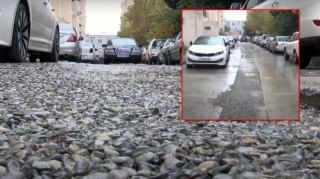 Bakıda yol 2 aya yaxındır qazılıb, amma asfaltlayan yoxdur  - VİDEO 