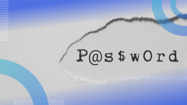 Alphanumeric characters image of a torn piece of paper and underneath you can see the word password written in alphanumeric and special characters