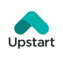 Upstart logo with teal chevron