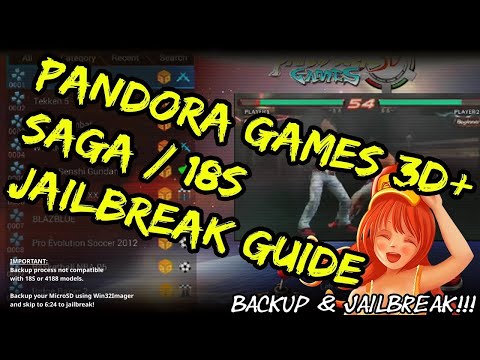 Jailbreak the Pandora Games 3D, 3D  EX2 using PandoryTool