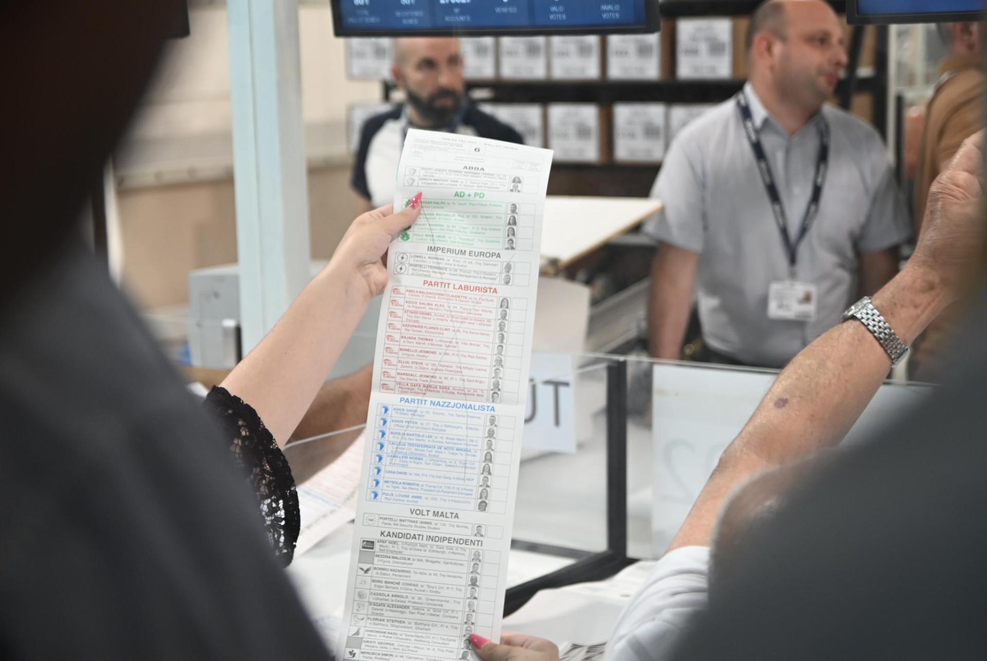 A spoiled vote by a disgrunted voter Photo: Jonathan Borg