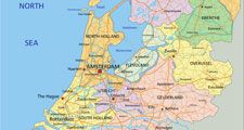 Map of the Netherlands