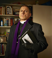 Rev.. Archdeacon Robert (Simon McBurney). Copyright: Big Talk Productions