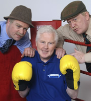 Still Game. Image shows from L to R: Victor McDade (Greg Hemphill), Jim Watt, Jack Jarvis (Ford Kiernan). Copyright: The Comedy Unit / Effingee Productions