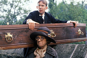 In Loving Memory. Image shows from L to R: Billy Henshaw (Christopher Beeny), Ivy Unsworth (Thora Hird). Copyright: Rex