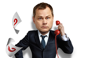 Jack Dee's HelpDesk. Jack Dee. Copyright: Open Mike Productions