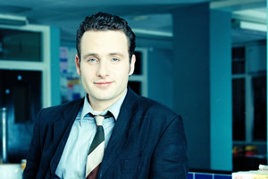 Teachers. Simon Casey (Andrew Lincoln). Copyright: Tiger Aspect Productions