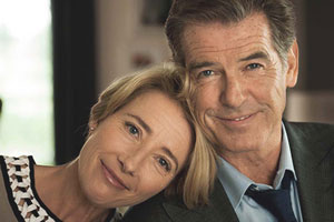 The Love Punch. Image shows from L to R: Kate (Emma Thompson), Richard (Pierce Brosnan)