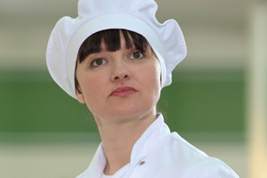 Trollied. Sharon (Jo Enright). Copyright: Roughcut Television