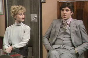 Watch This Space.. Image shows from L to R: Claire (Liza Goddard), Bob (Peter Blake). Copyright: BBC