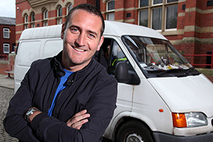 White Van Man. Ollie (Will Mellor). Copyright: ITV Studios