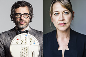 Image shows left to right: Jemaine Clement, Nicola Walker