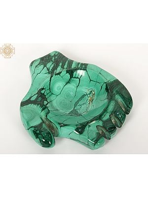 Malachite Hand Design Candle Holder