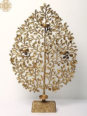 Tree of Life with Four Wax Diyas Holder