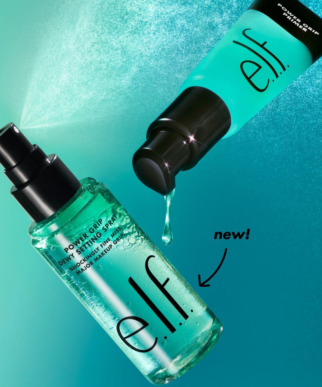 e.l.f. Power Grip Dewy Setting Spray and Power Grip Primer