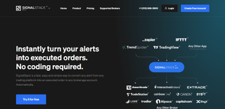 Website screenshot for Signal Stack