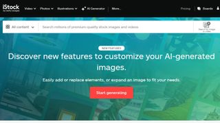 iStock website screenshot.