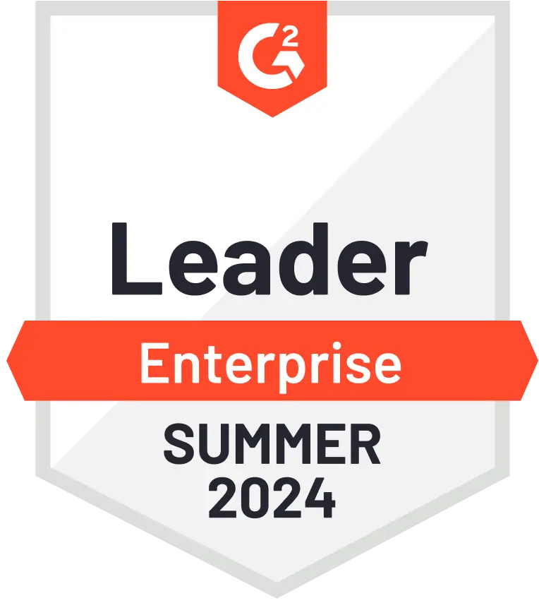 G2 Leader, Enterprise, Summer 2024