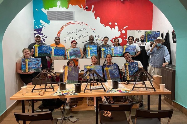 Paint and Sip in San Juan - team 1