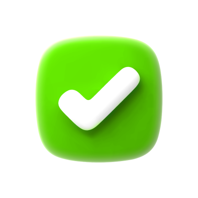 Green checkmark emoji