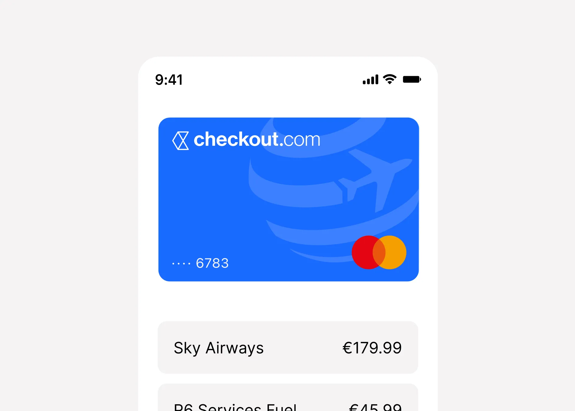 Travel payments illustration