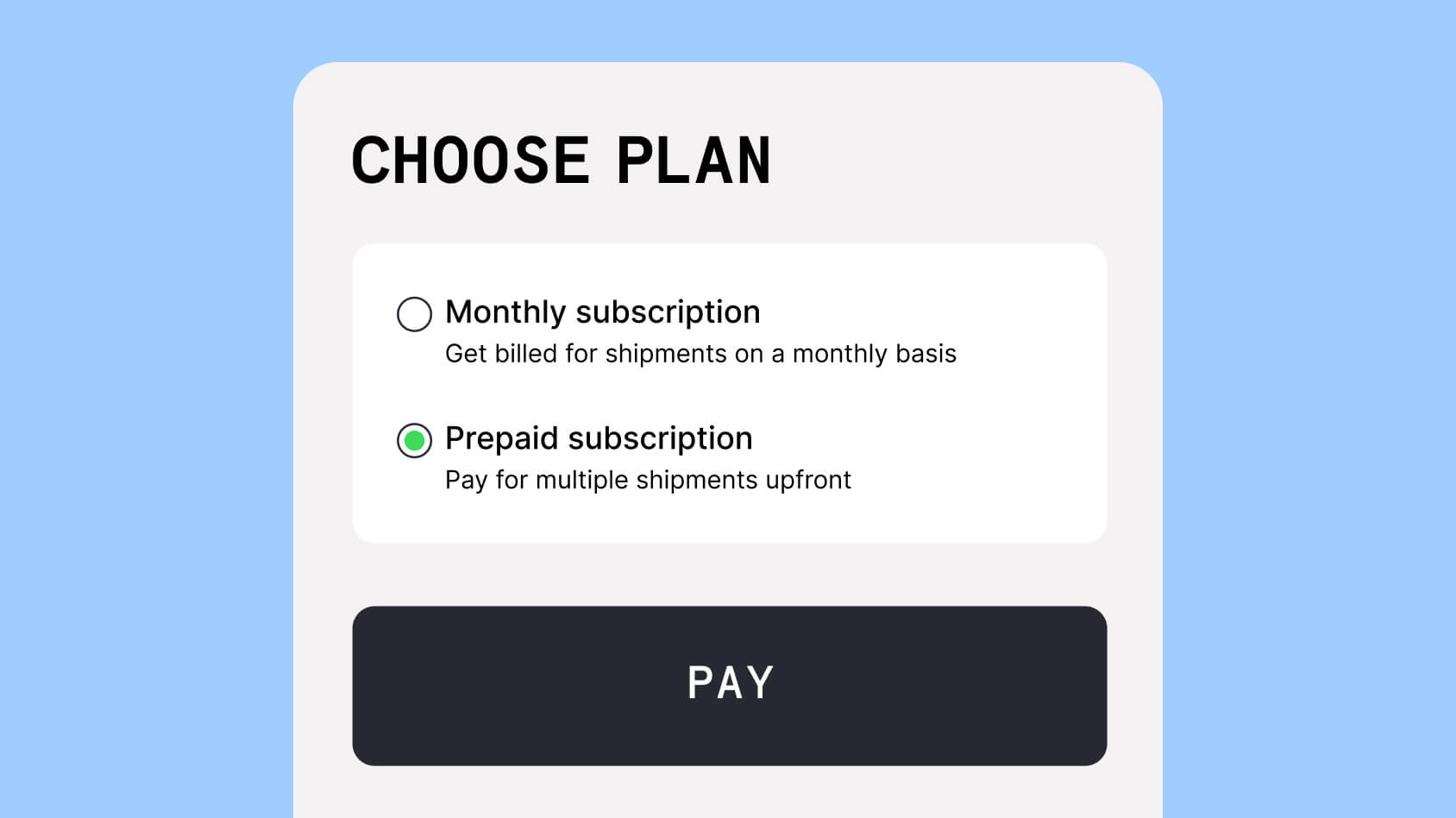 What are prepaid subscriptions?