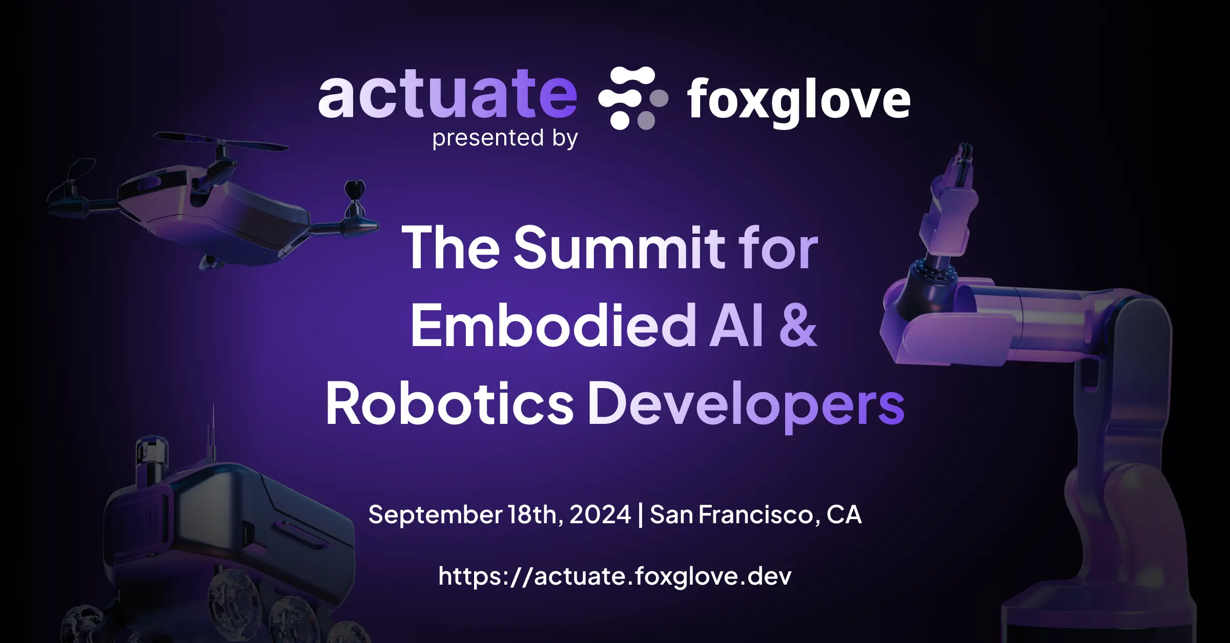 Announcing Actuate presented by Foxglove