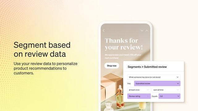 Segment baseret på anmeldelsesdata