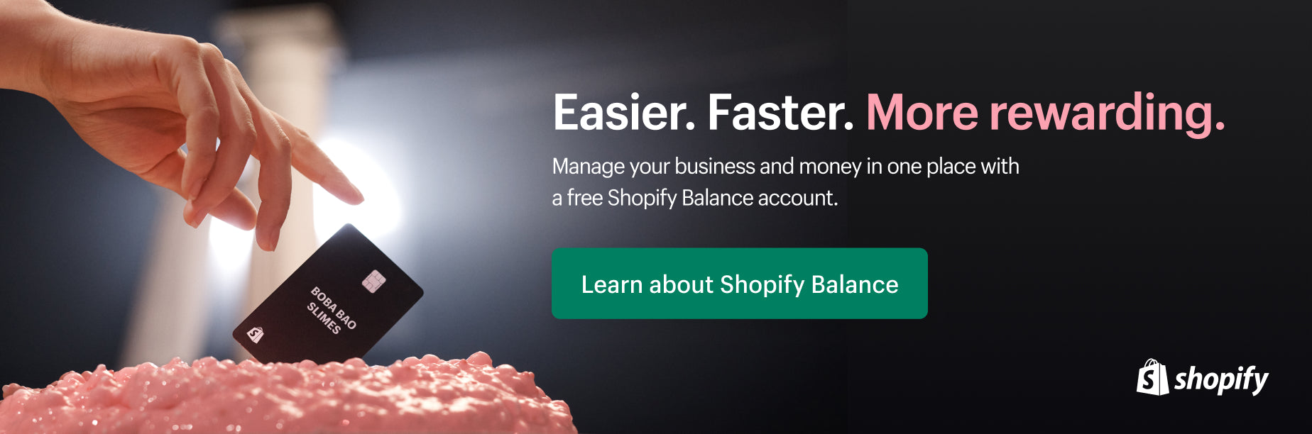 Shopify Balance card