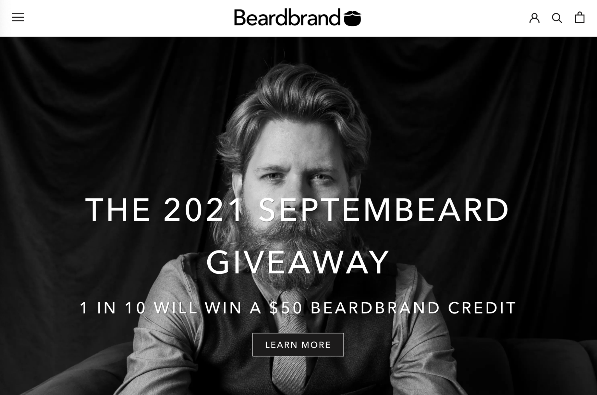 beardbrand website