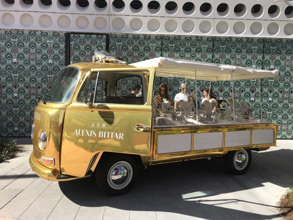 Alexis Bittar pop up truck