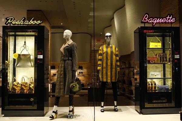 Photo of FENDI window display