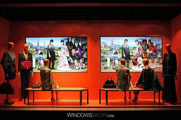 Photo of Gucci window display