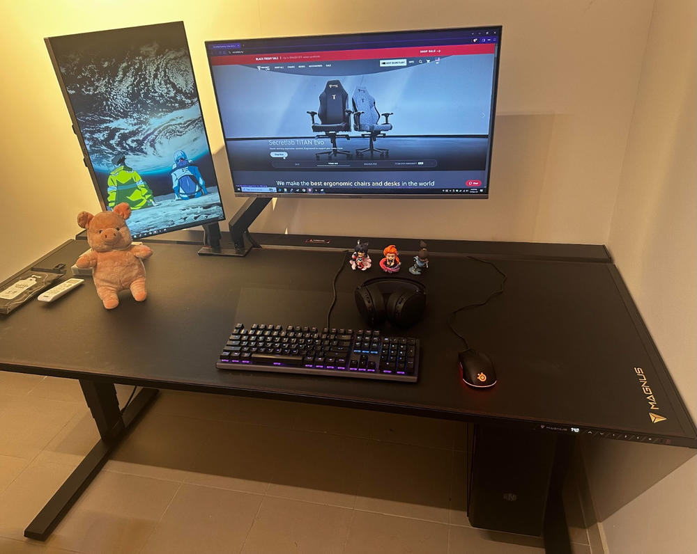 Secretlab MAGNUS Pro XL - Box 2 - Motorised Leg Columns (Plug Type G) - Customer Photo From Choon How Lee