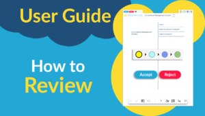 How to review accept, reject, deny pages and leave comments. Aviation authority view