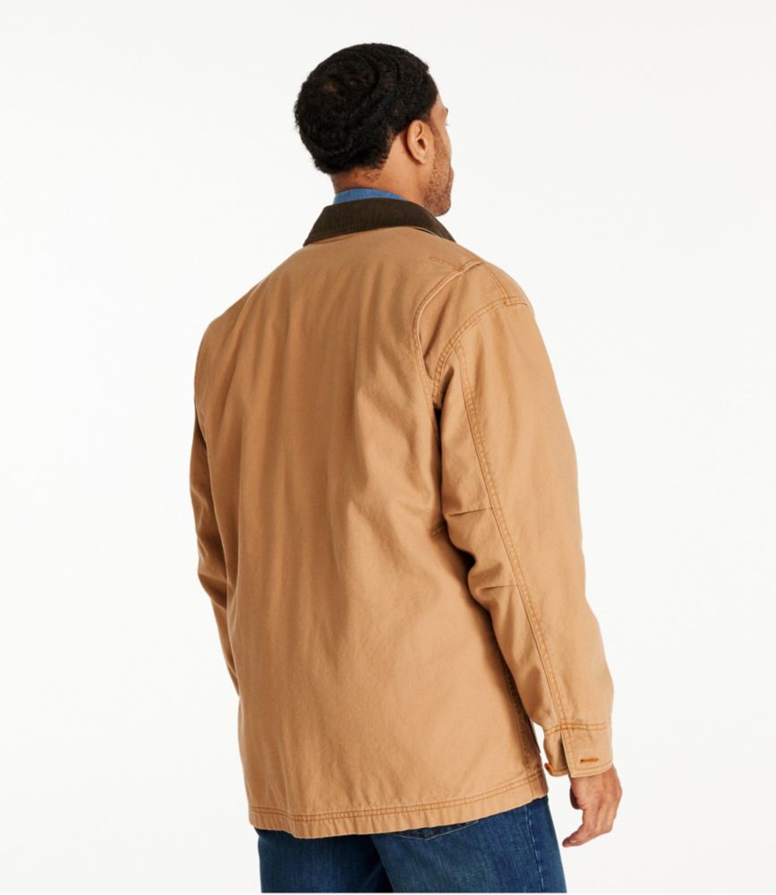 Men's Original Field Coat, Cotton-Lined, Olive, small image number 3