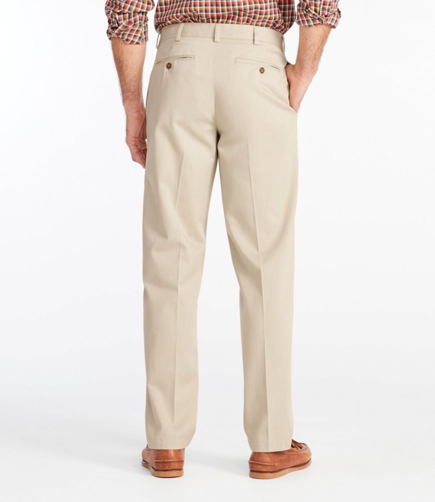 Men's Wrinkle-Free Double L® Chinos, Classic Fit, Plain Front, , small image number 2