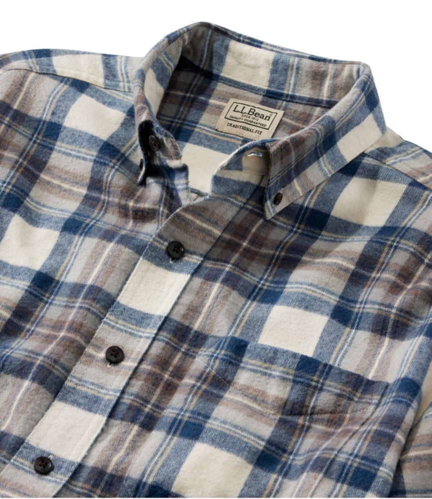 Men's Scotch Plaid Flannel Shirt, Traditional Fit, Princess Mary, small image number 6