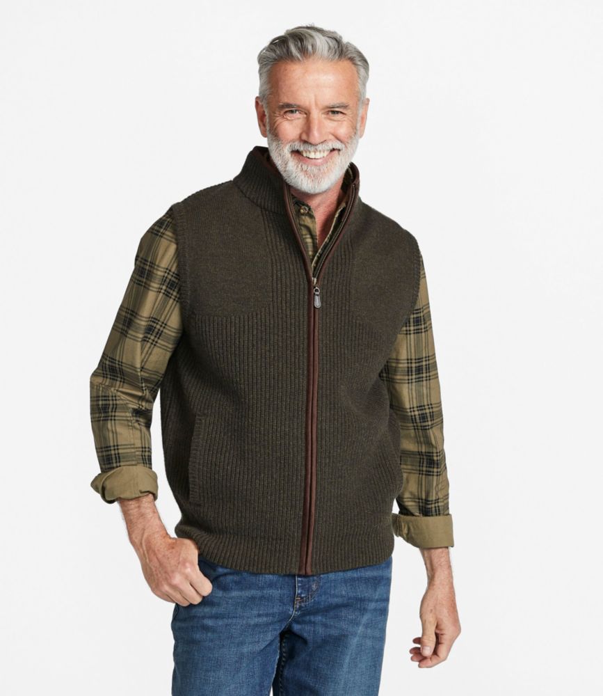 Men's Waterfowl Sweater Vest, Sable, small image number 2