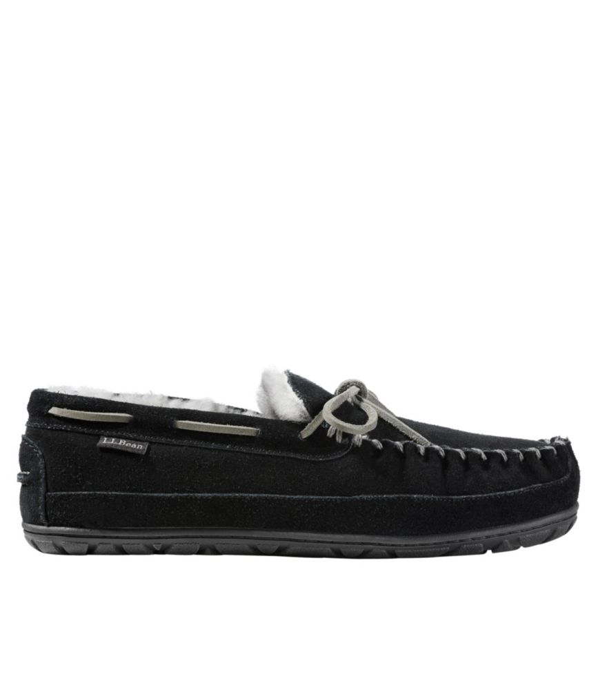 Men's Wicked Good Moccasins, Black, small image number 1