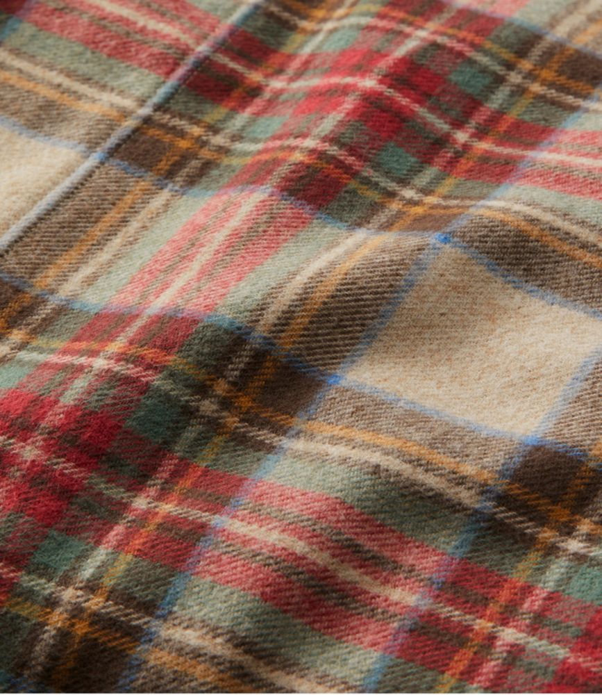 Heritage Chamois Flannel Sheet Collection, Plaid, Medium Gray Plaid, small image number 4