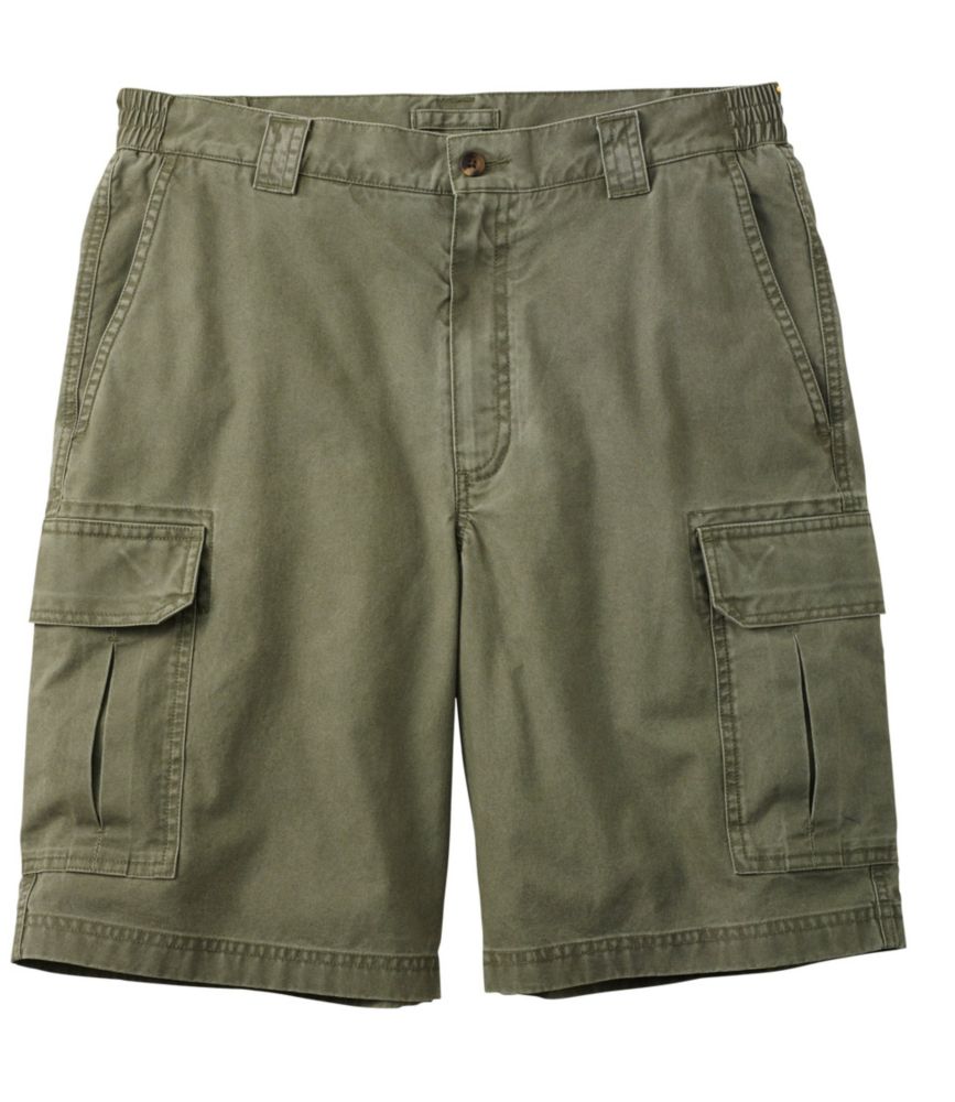 Men's Tropic-Weight Cargo Shorts, Comfort Waist, 10", Dusty Olive, small image number 1