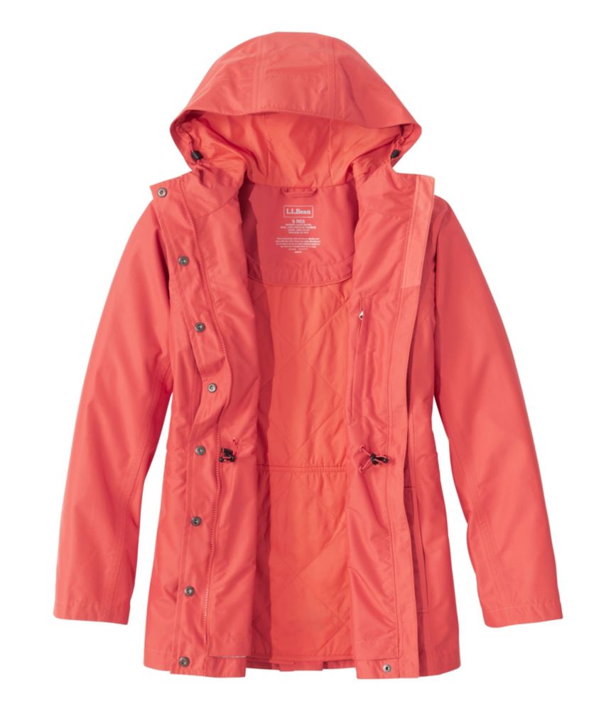 Women's H2OFF Rain Jacket, PrimaLoft-Lined, Burnt Sienna, small image number 5