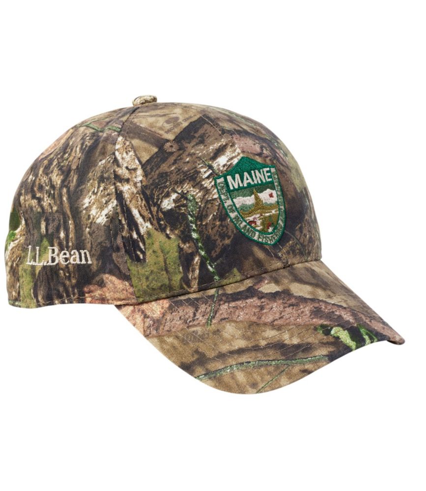 Adults' Maine Inland Fisheries and Wildlife Camouflage Baseball Hat, Jumping Deer