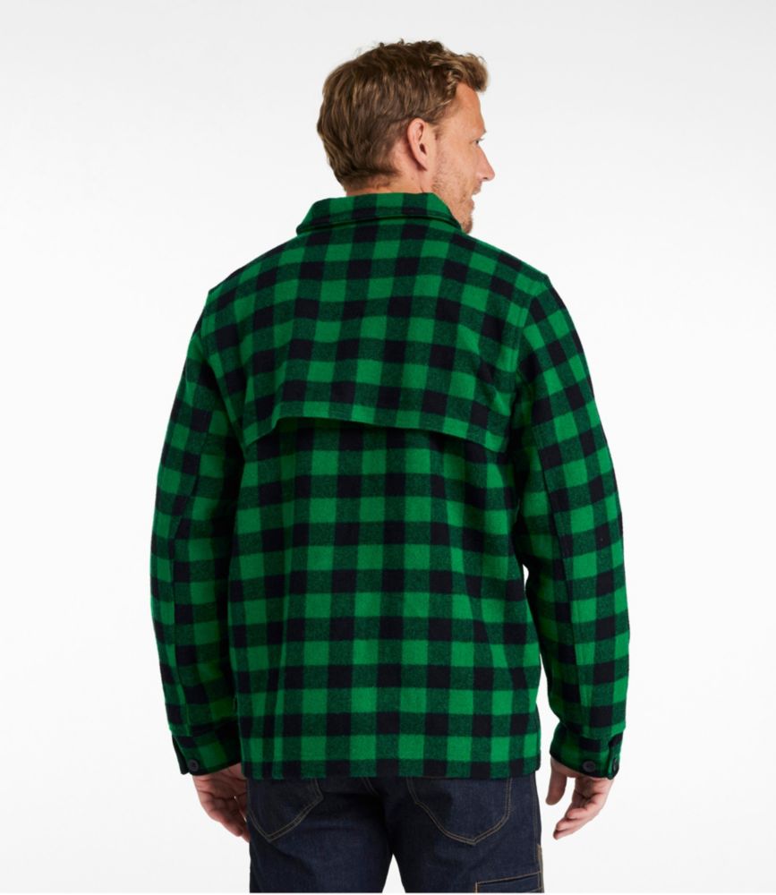 Men's Maine Guide Zip-Front Jac-Shirt, Plaid, Malone, small image number 3