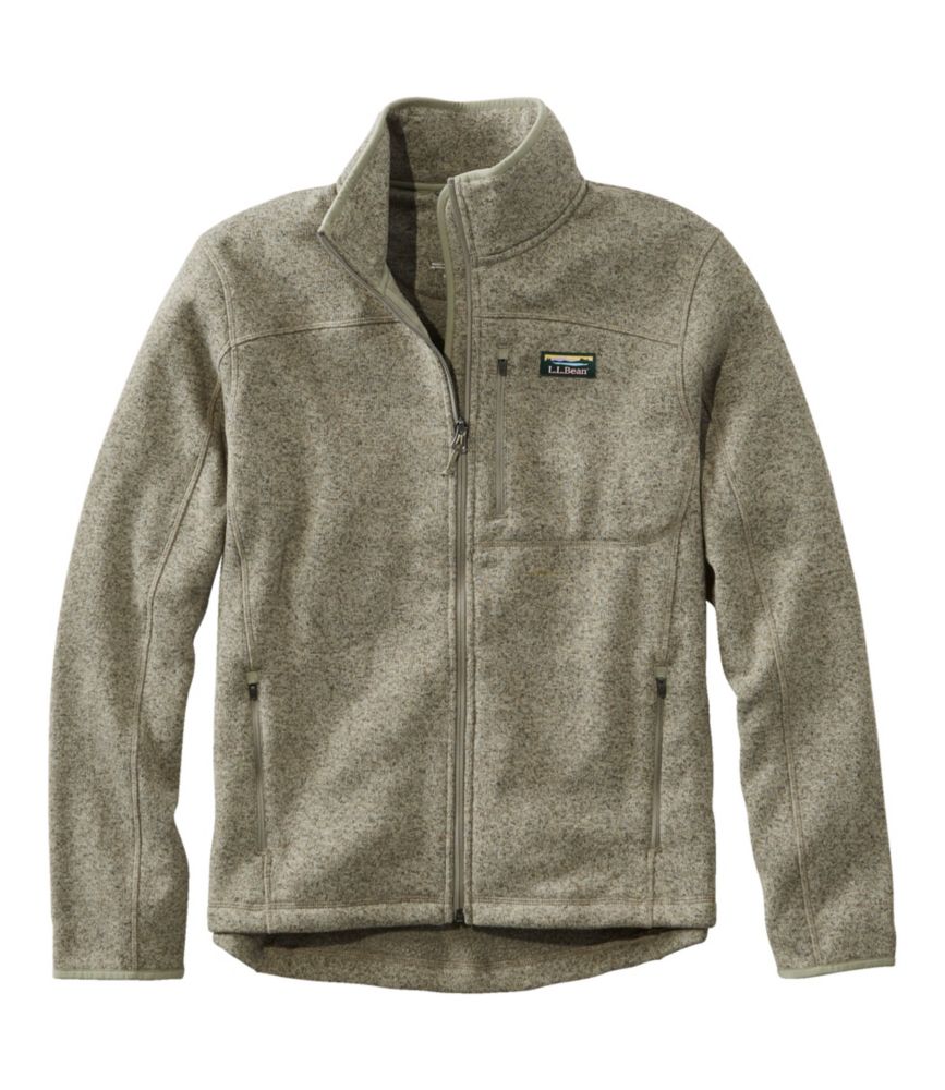 Men's L.L.Bean Sweater Fleece Full-Zip Jacket, Eucalyptus, small image number 1