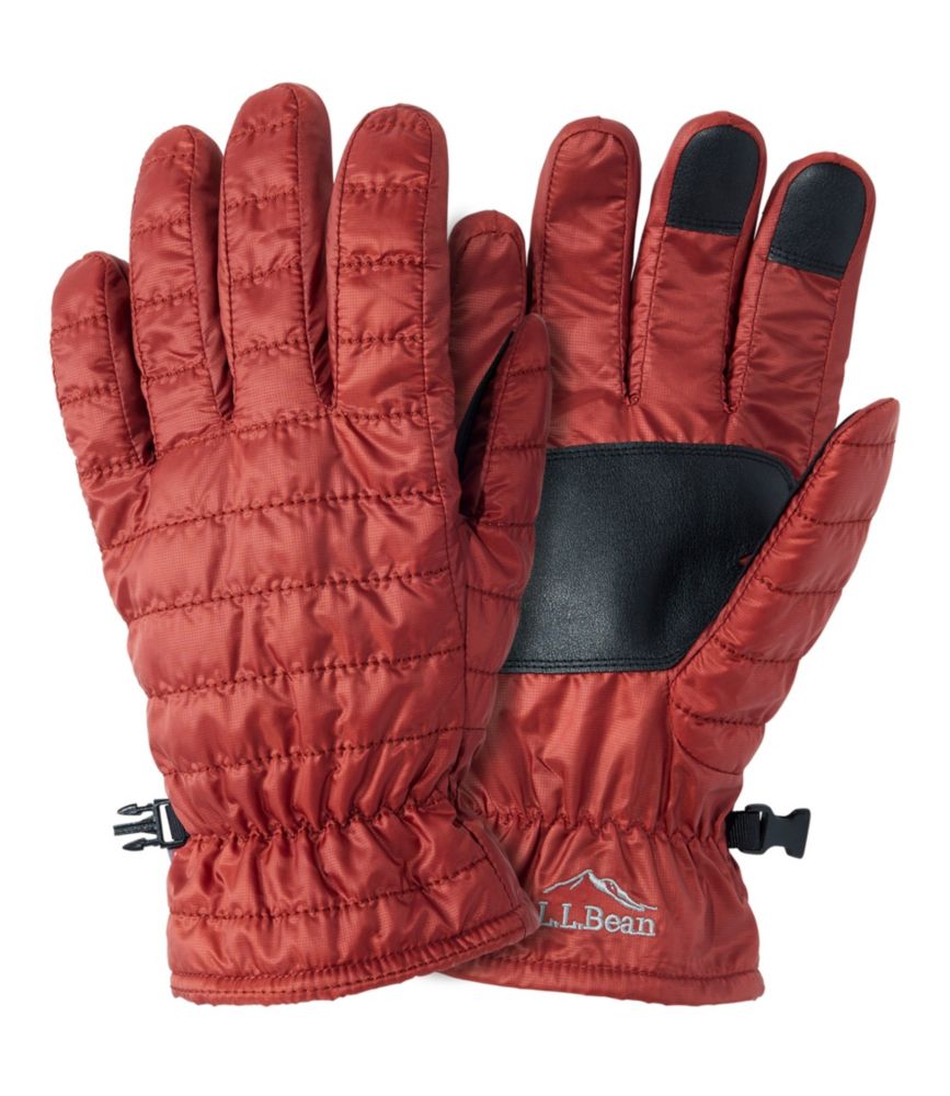 Men's PrimaLoft Packaway Gloves, Red Ochre, small image number 1