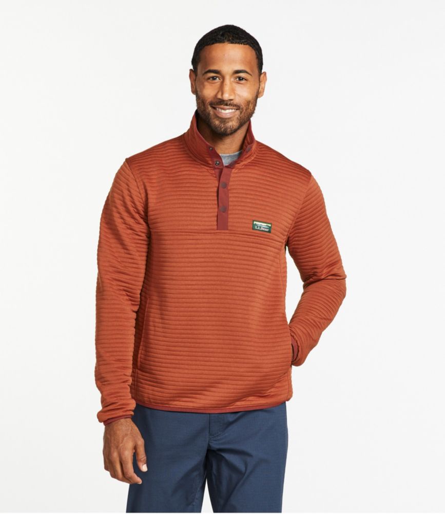 Men's Airlight Knit Pullover, Rust Orange Heather, small image number 2